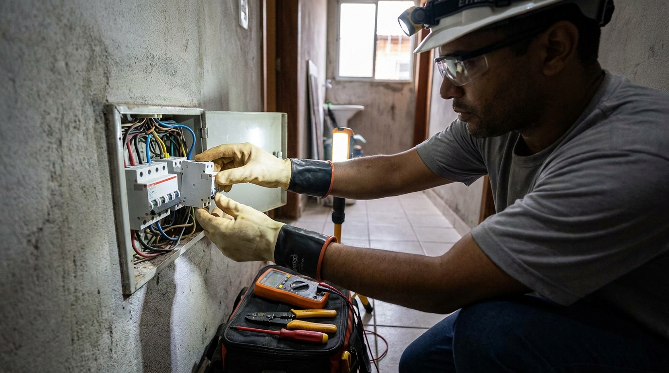 Instalacao de disjuntor profissional em Aracaju‑SE