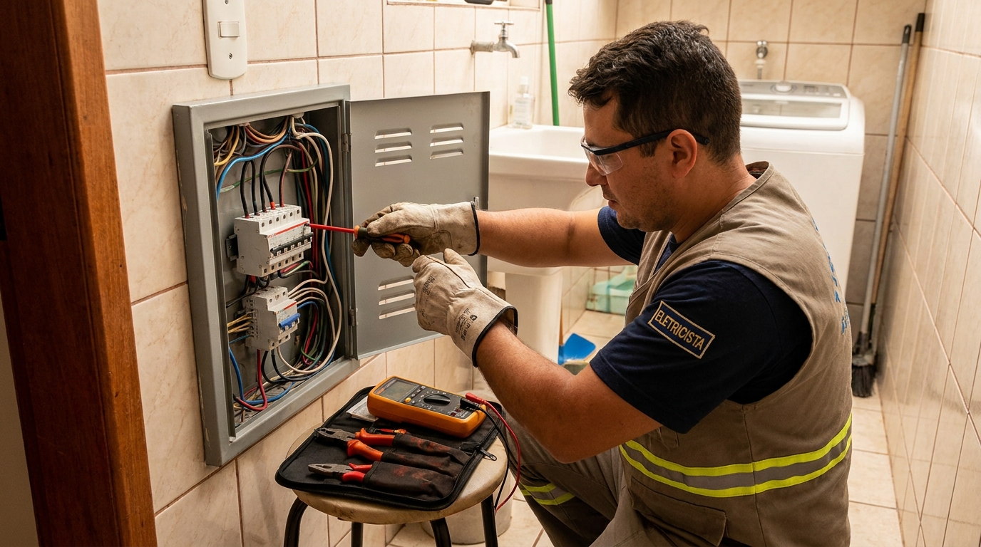 Instalacao de disjuntor residencial em Aracaju‑SE