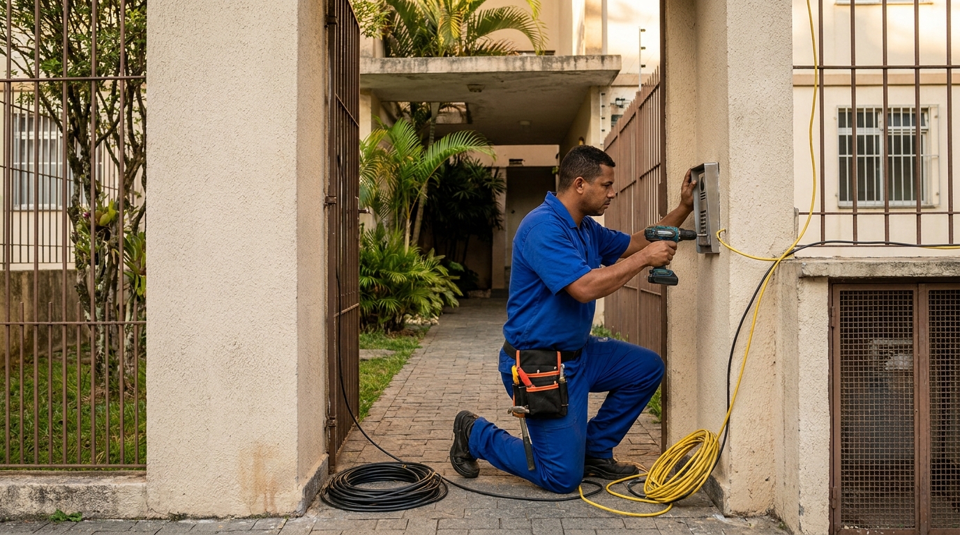 Instalacao de interfone profissional em Aracaju‑SE