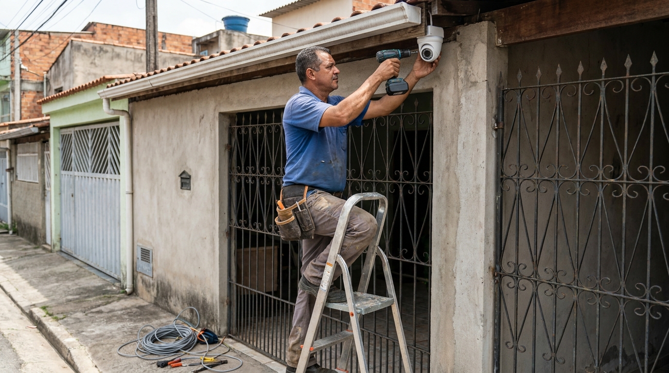 Instalacao de sistema de monitoramento em Aracaju‑SE