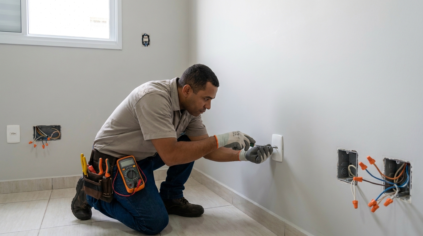 Instalação de Tomada e Interruptor perto de mim em Aracaju‑SE